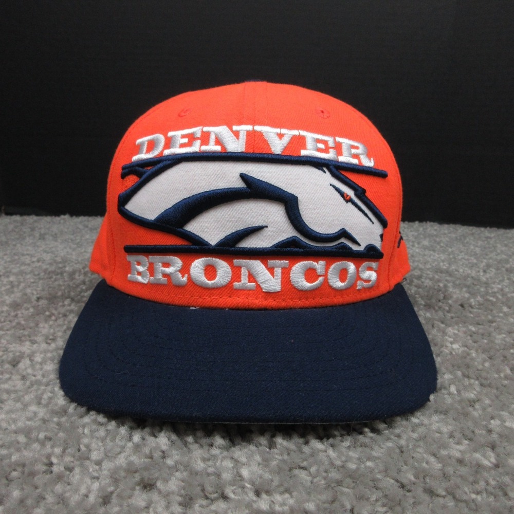 Denver Broncos Hat Cap Mens Fitted 7 Orange New Era 59Fifty NFL Football